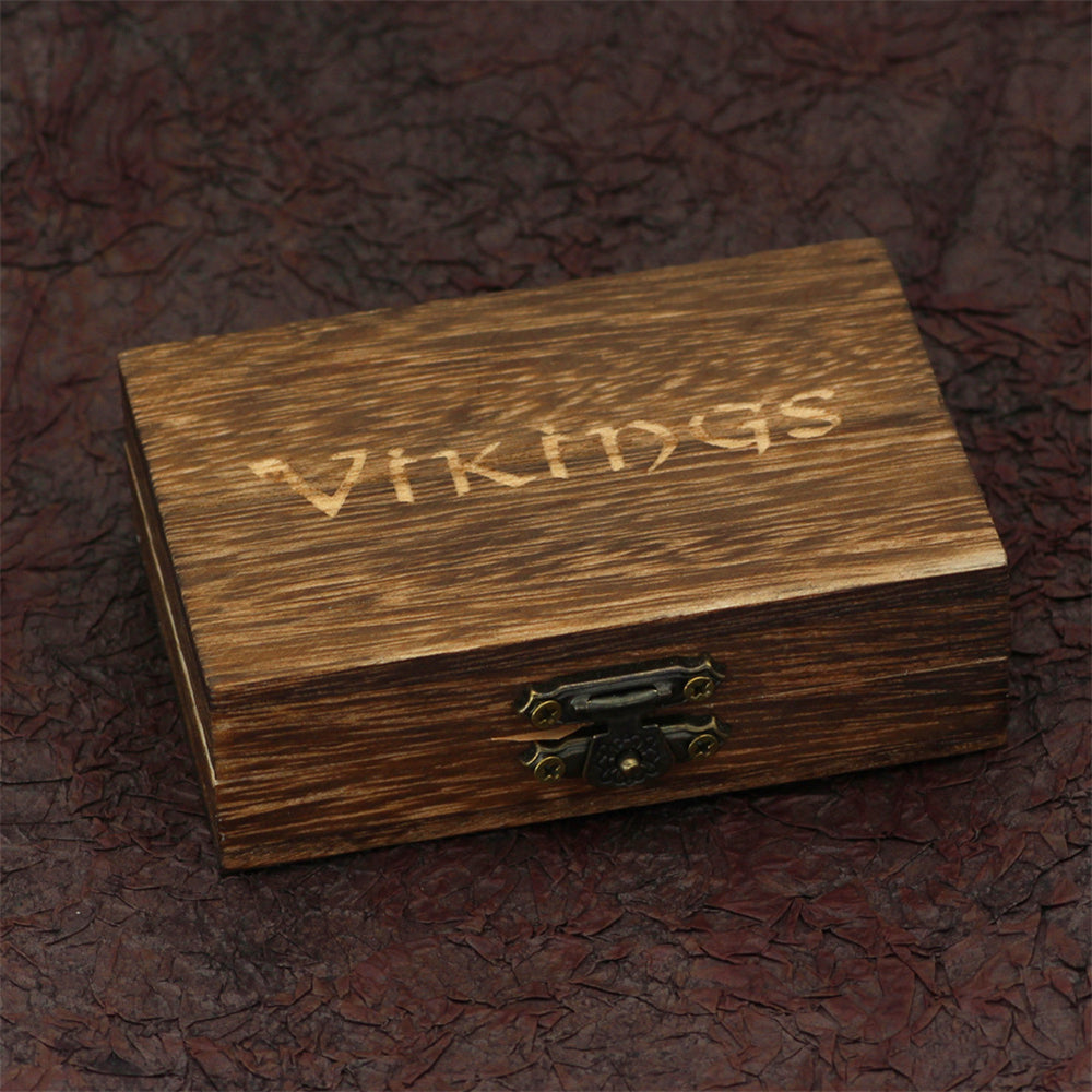 Wooden Jewelry Box with Carving Design Personalizable Gift Storage