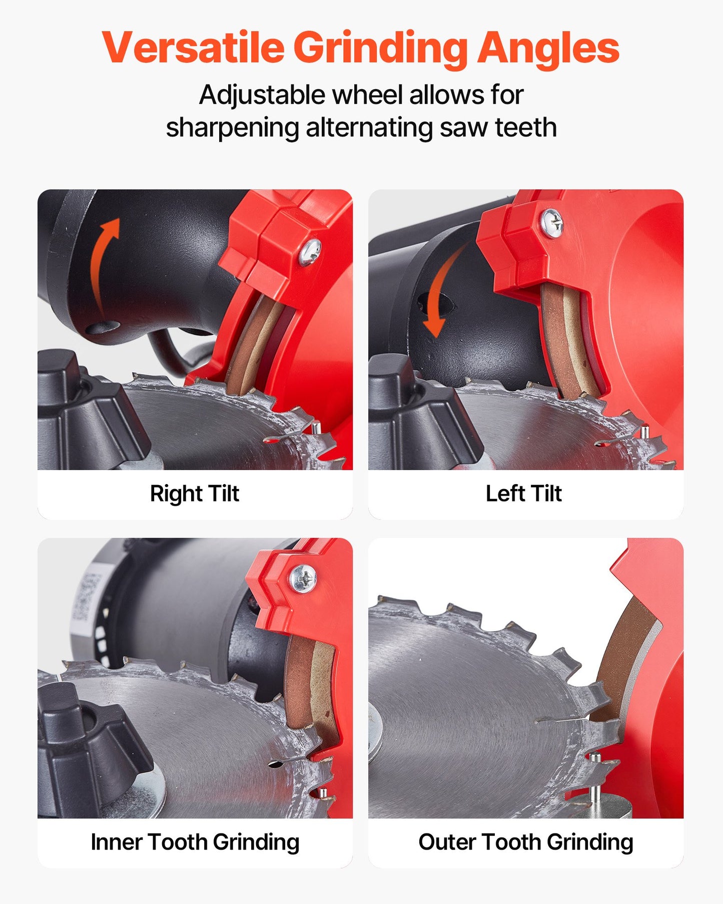 Circular Saw Blade Sharpener, 370W 3590RPM Rotary Angle Mill Grinder
