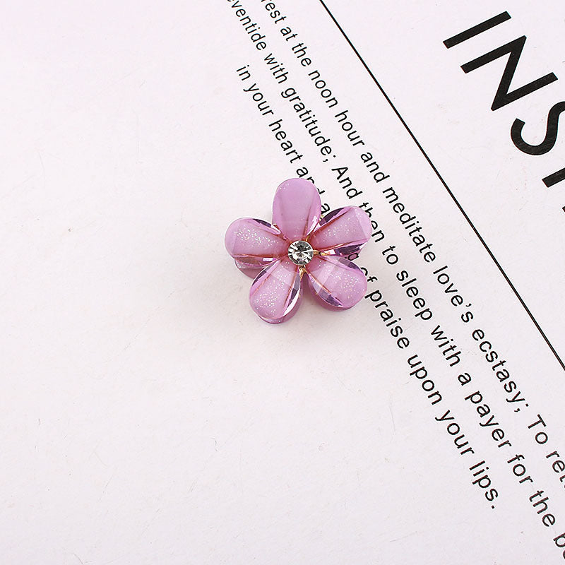 Mini Flower Hair Accessories Set for Women - Colorful Hair Pins & Clips
