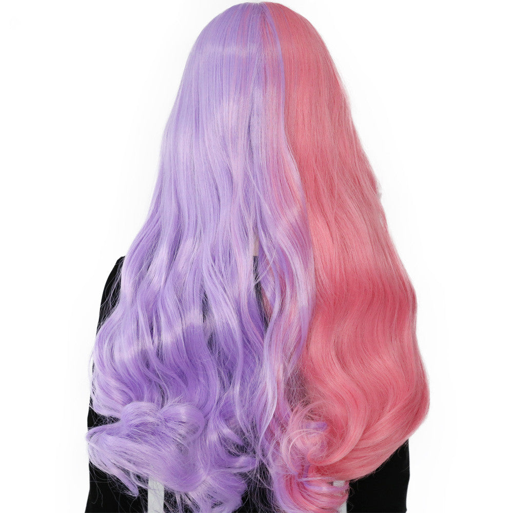 Ladies Long Curly Hair Lace Wig