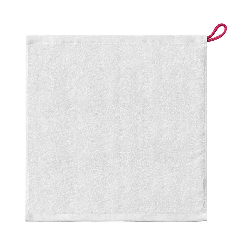 Children's Cotton Towel Solid Color 34x33cm - Soft & Absorbent