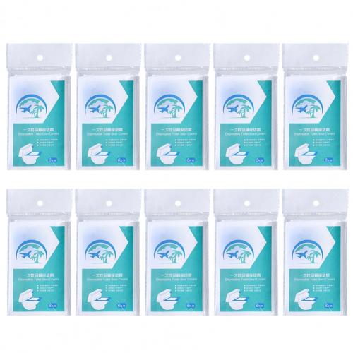 Toilet Seat Cushion Covers 10PCS Non-Slip Waterproof Paper Toilet Accessories