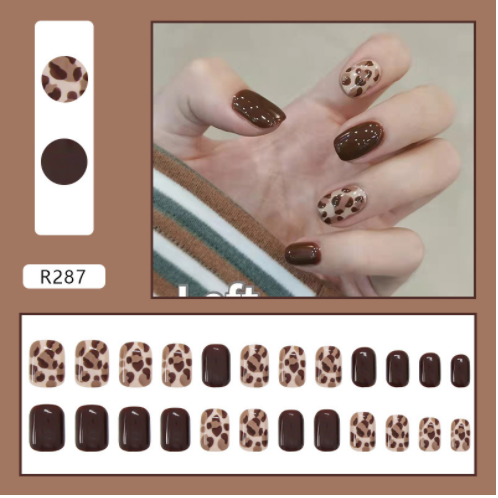 Fake Nail Art Patches - Wearable Nail Decorations for DIY Manicure