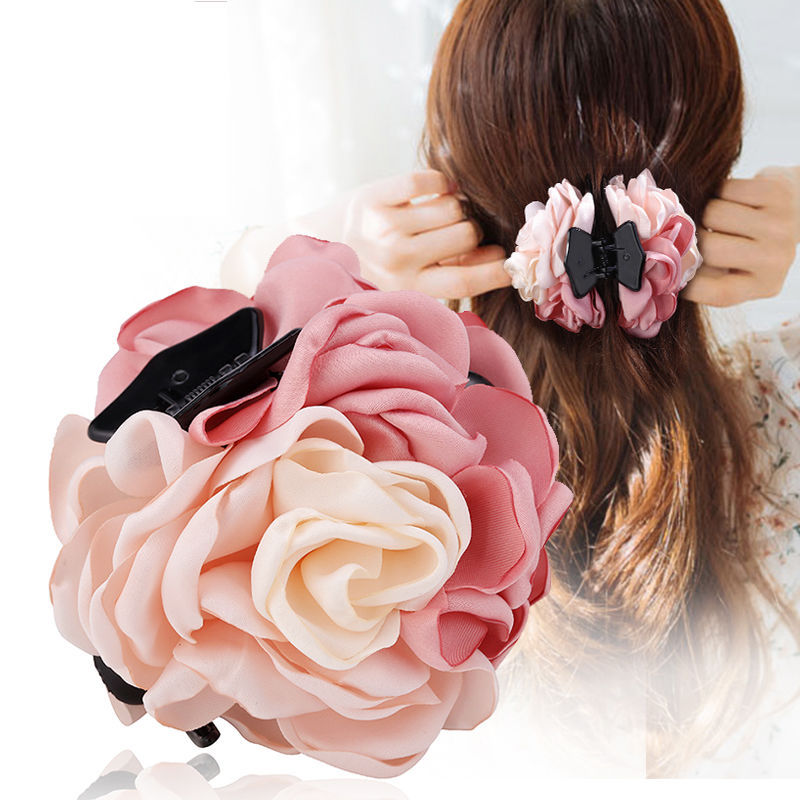 Flower Hair Clip - Large Claw Style