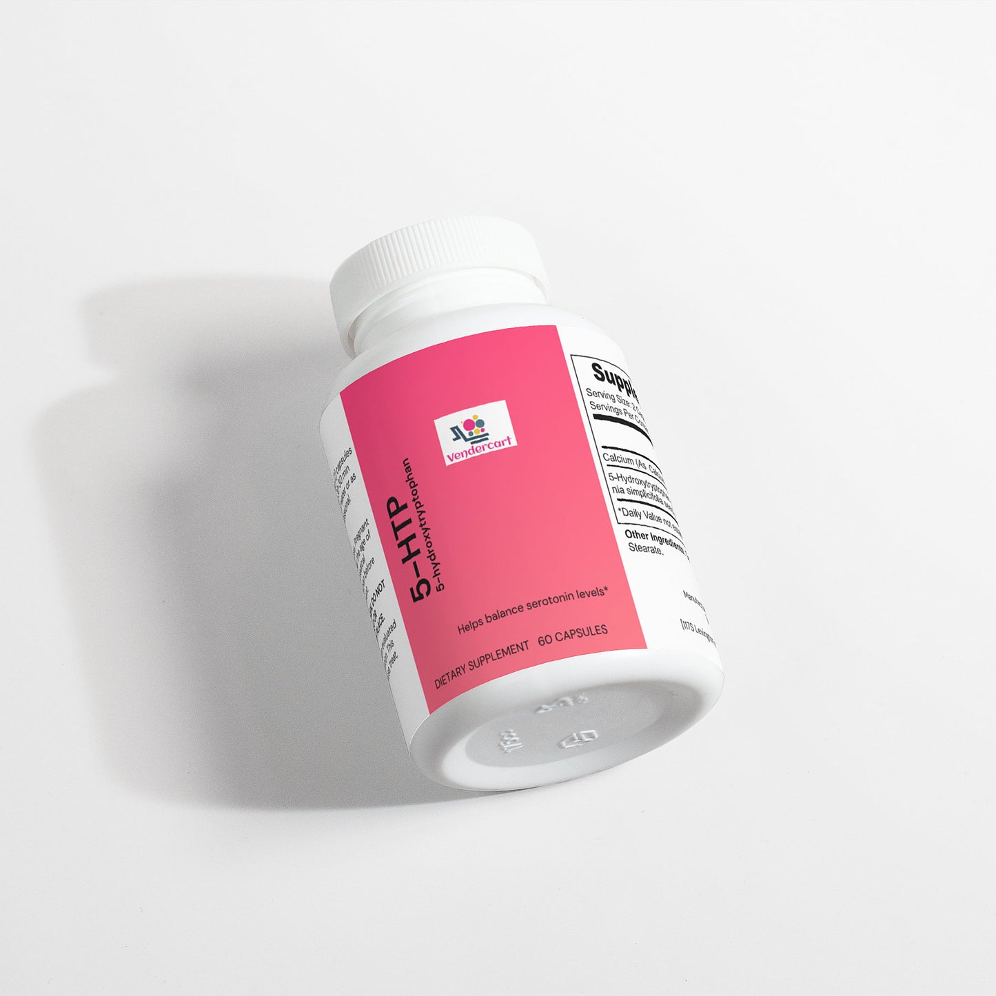 5-HTP Dietary Supplement - 60 Capsules for Mood & Sleep Support
