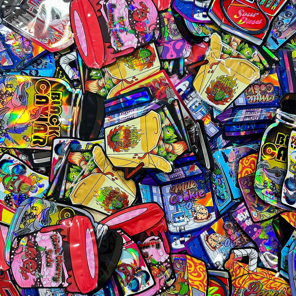 Plastic Packaging Bags with Cartoon Irregular Shapes for Food & Storage - CJ