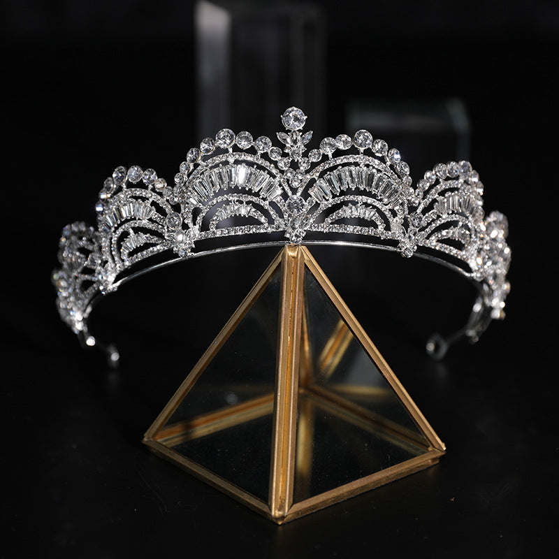 Crystal Crown Hair Hoop Headpiece