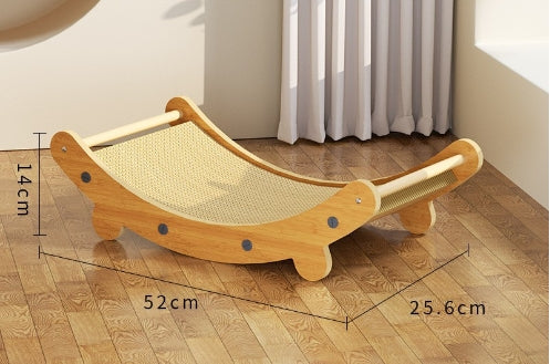 Sisal Cat Scratch Board with Crumb-Resistant Mat | Durable Pet Furniture