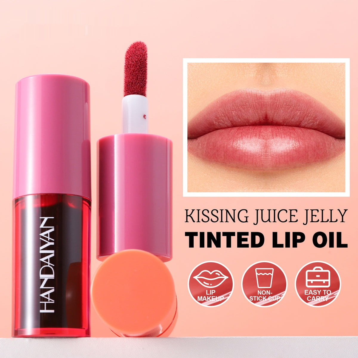 Waterproof Smudge-Proof Lip Gloss with Moisturizing & Color-Changing Benefits