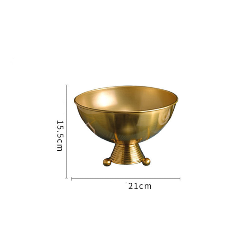 European Style Modern Metal Flower Vase - Luxury Stainless Steel Pot for Home & Garden