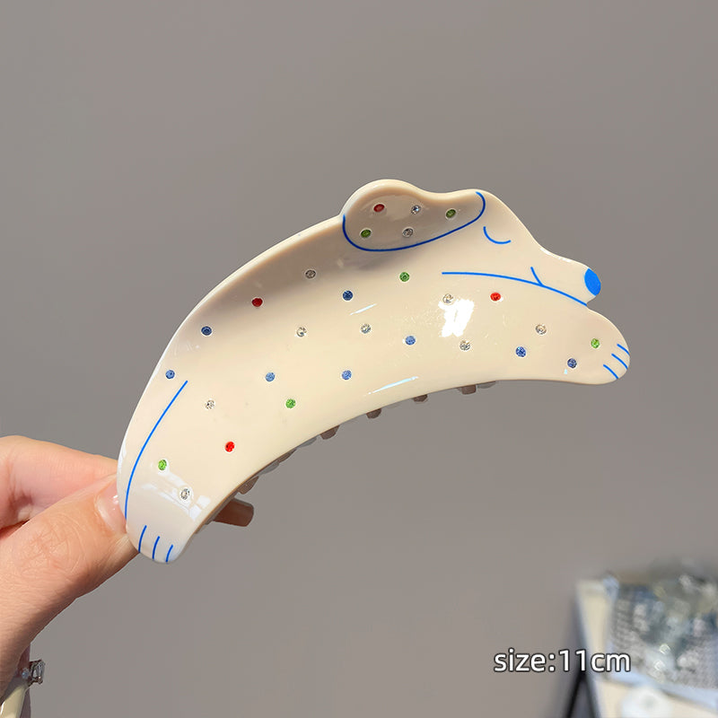 Korean Style Dog Hair Clip Acrylic
