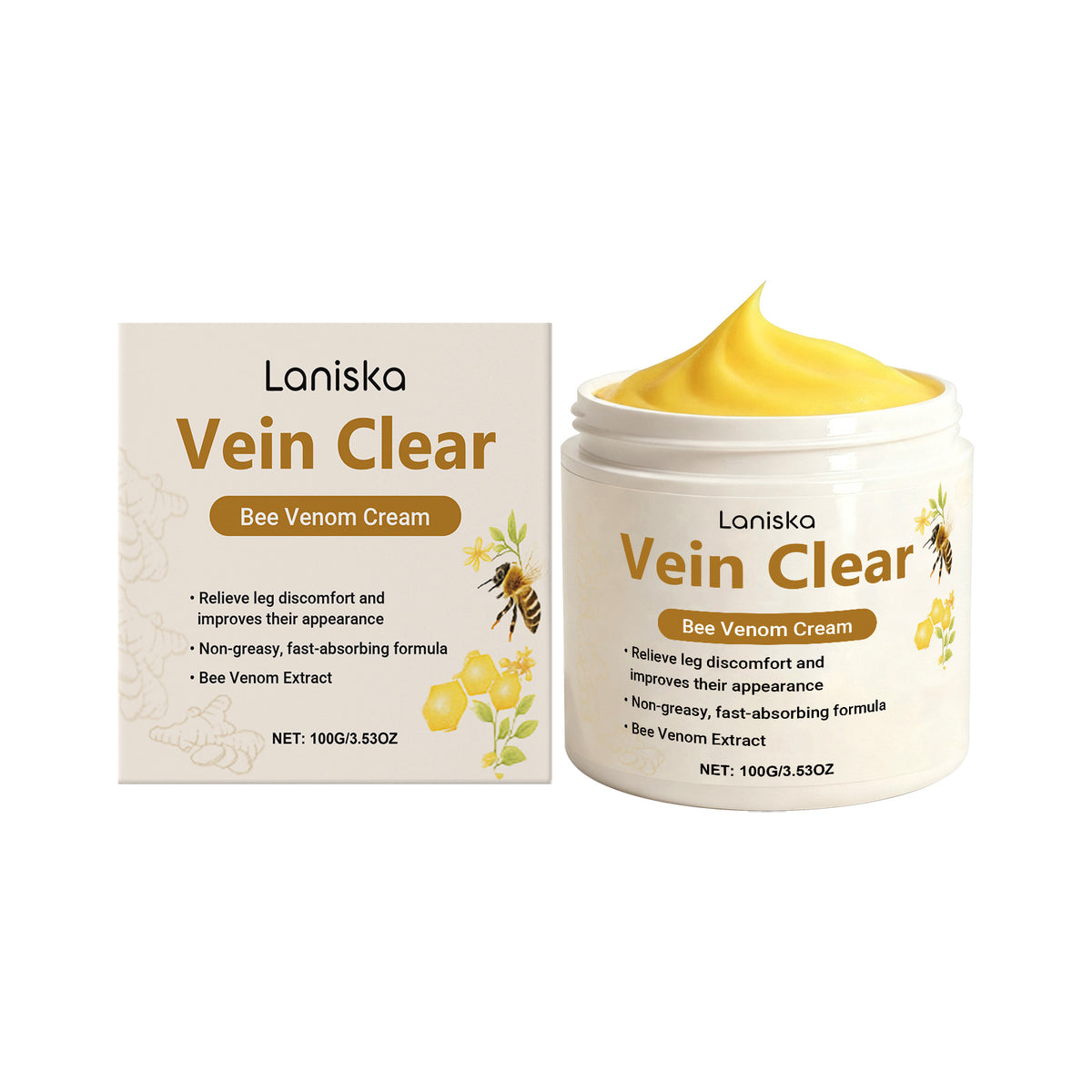 Leg Soothing Cream with Bee Venom – 100g