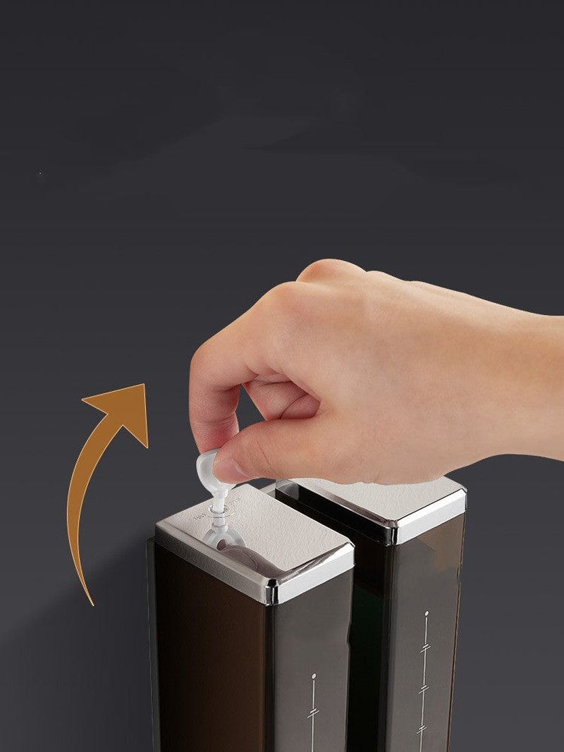 Wall-Mounted Hand Sanitizer Pump Dispenser for Bathroom or Kitchen