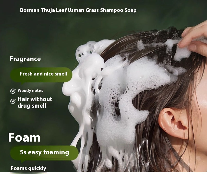 Oil Control Dandruff Removal Shampoo Soap 120g - Moisturizing Hair Care