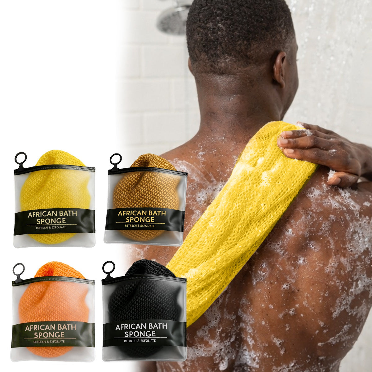Exfoliating Bath Towel Mesh - 2 Pack