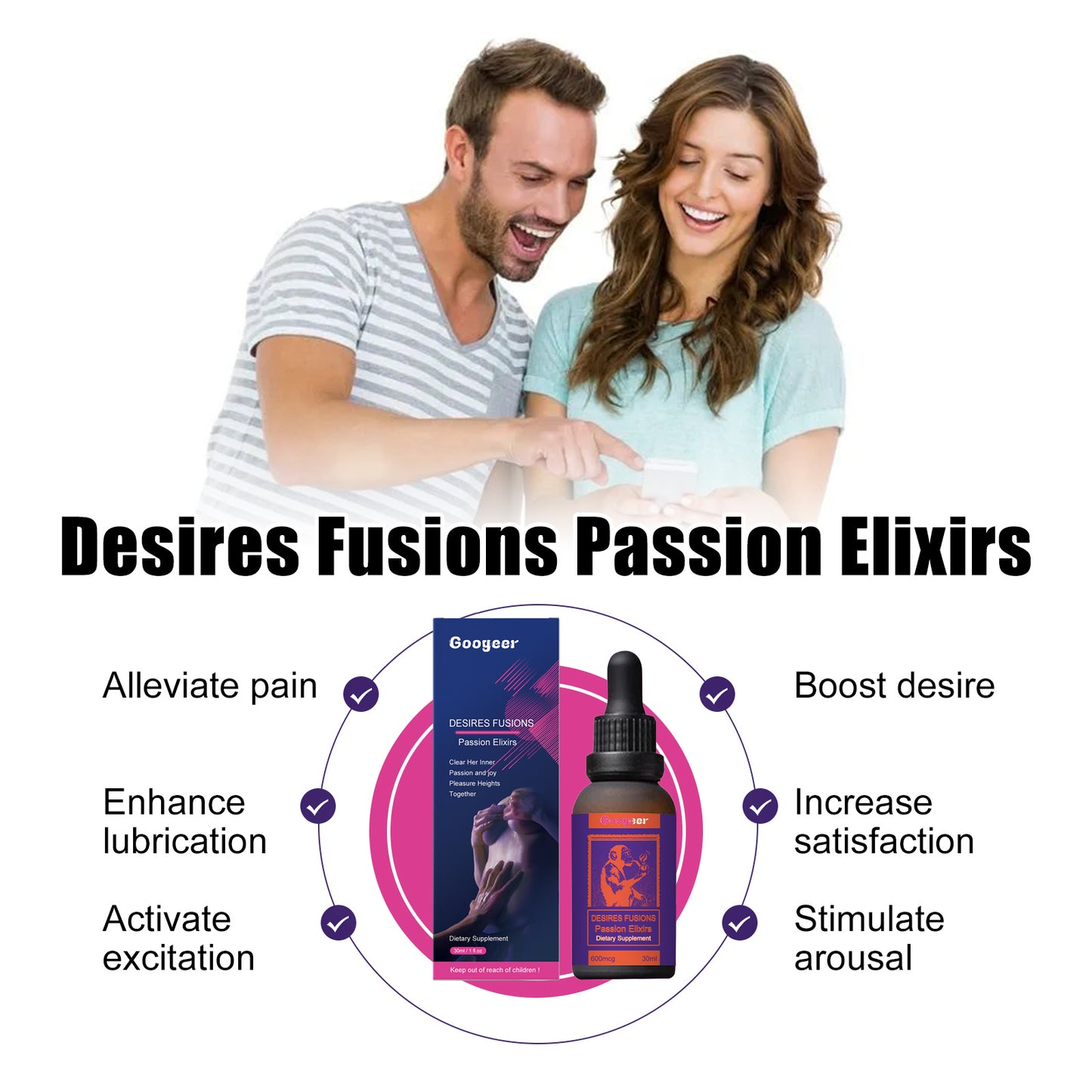 Women's Vitality Support Drops - Natural Shilajit & Ginseng Herbal Elixir