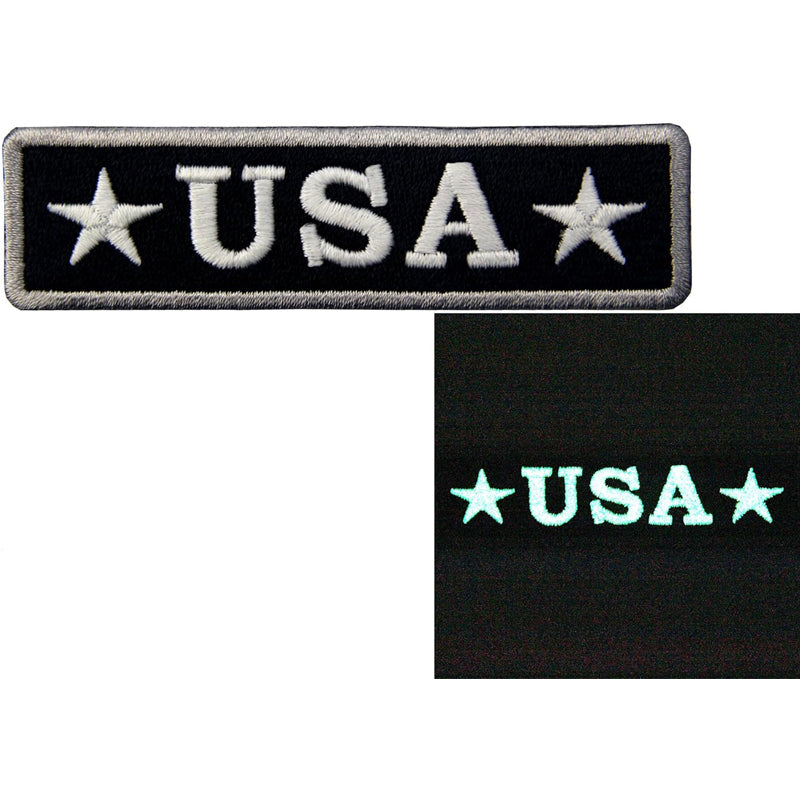 USA Tactical Morale Patches - Set of 4 Embroidered Velcro Patches