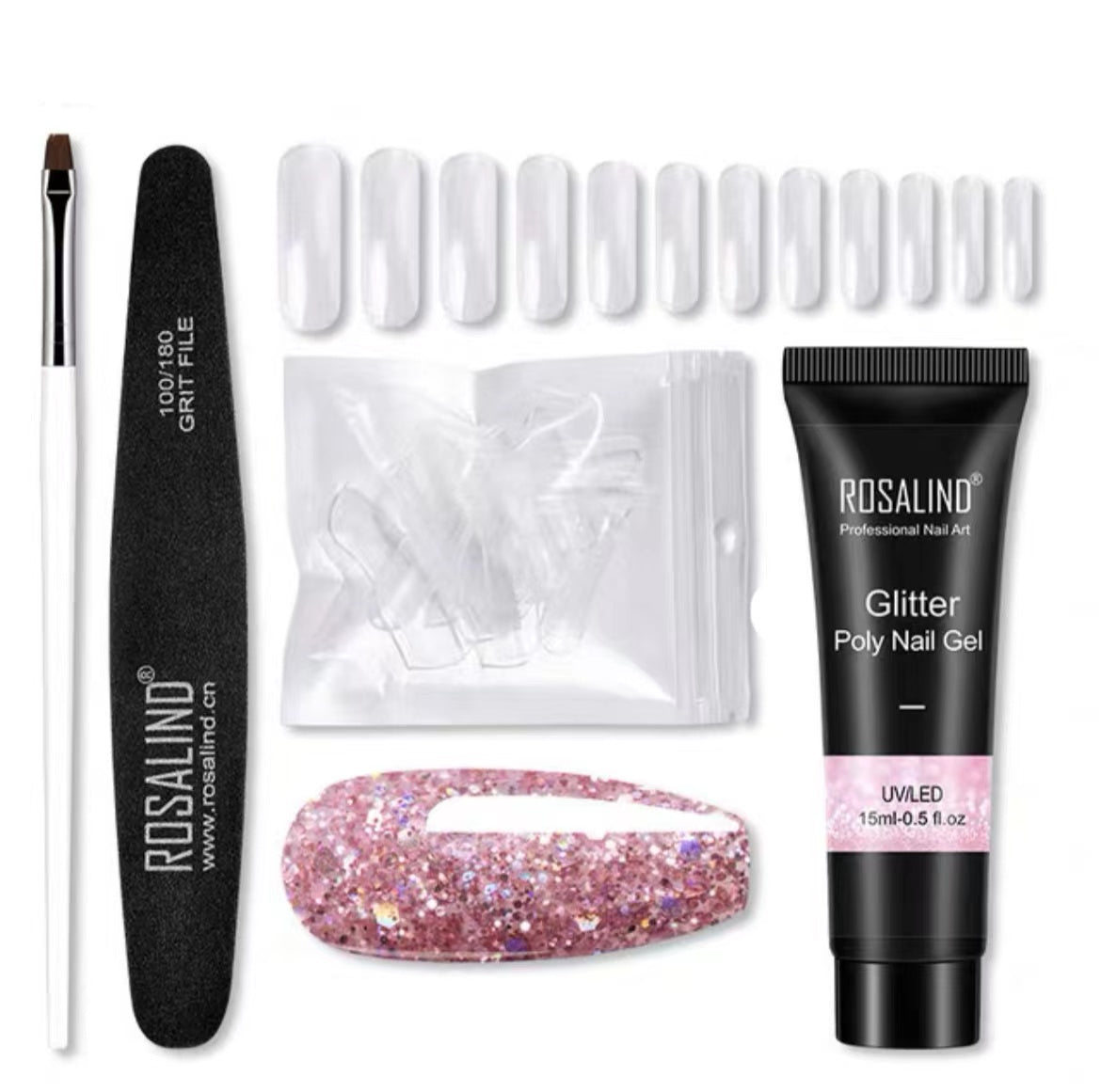 Poly Nail Gel Extension Kit for Manicure