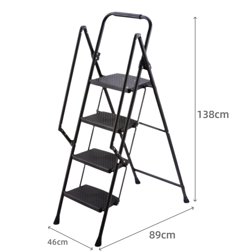 Multi-Purpose Foldable Step Ladder with Anti-Slip Feet - Space Saving & Safe