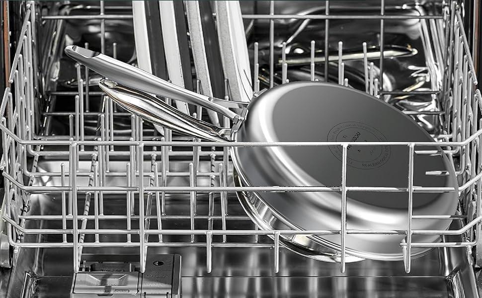 10-Inch Titanium Non-Stick Frying Pan - Dishwasher & Oven Safe