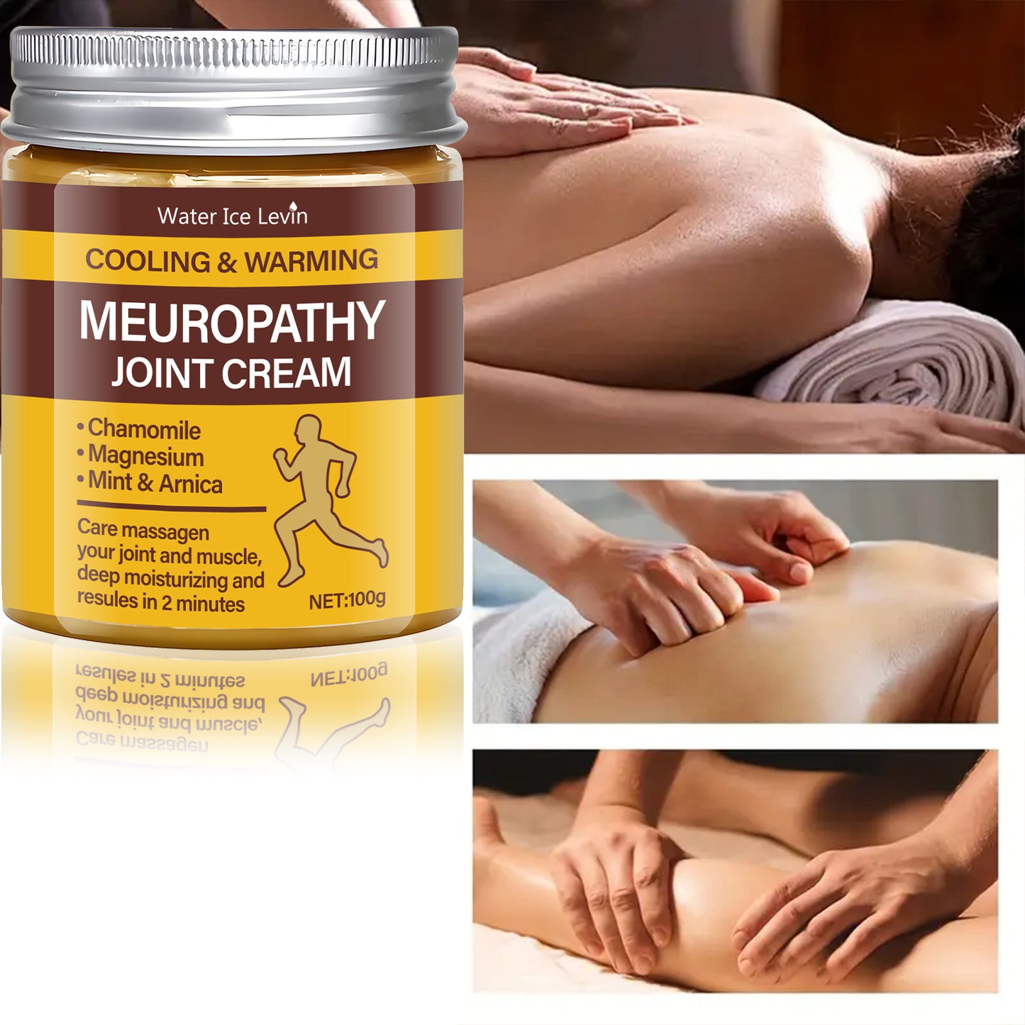 Joint and Muscle Massage Cream 100g - Daily Moisturizing Body Care