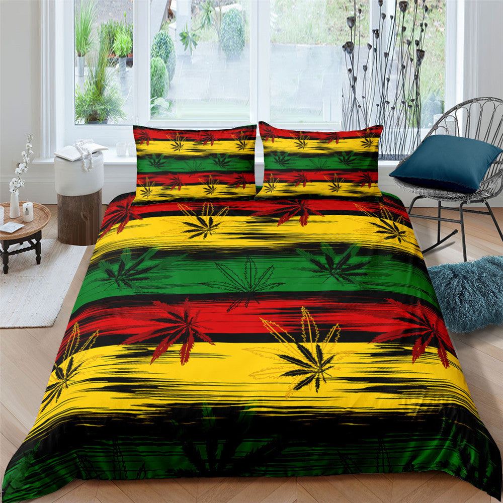 Digital Quilt Cover Set for Home Bedding - Multiple Styles & Sizes