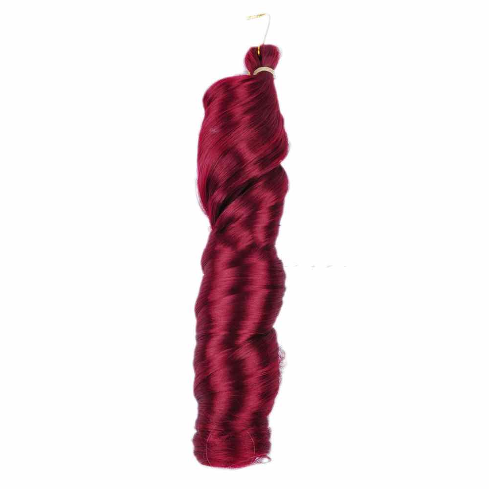 22 Inch French Loose Wave Crochet Braids Hair - 150g