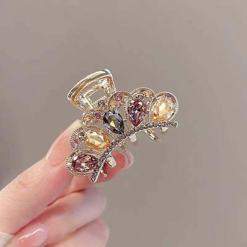 Crystal Crown Alloy Hair Clip