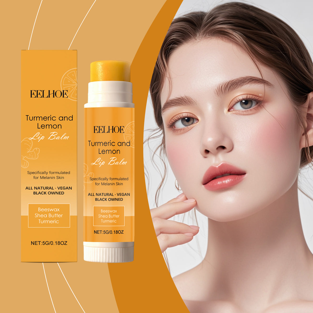 Turmeric Lemon Lipstick 5g 1 Box