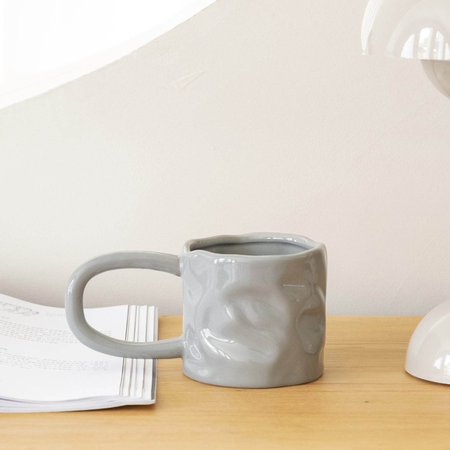 Solid Color Porcelain Coffee Cup 301-400ml Modern Kitchenware