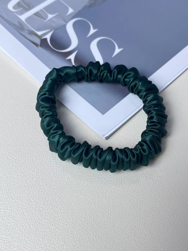 Silk Satin Hair Rope Hair Ring Traceless Elastic Hair Band for Braid - Multiple Colors