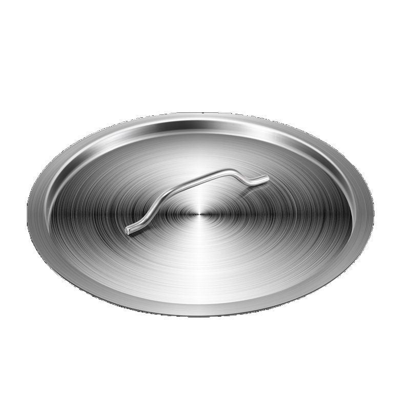 Extra Thick Stainless Steel Soup Pot Lid Food Grade Kitchen Storage Cover