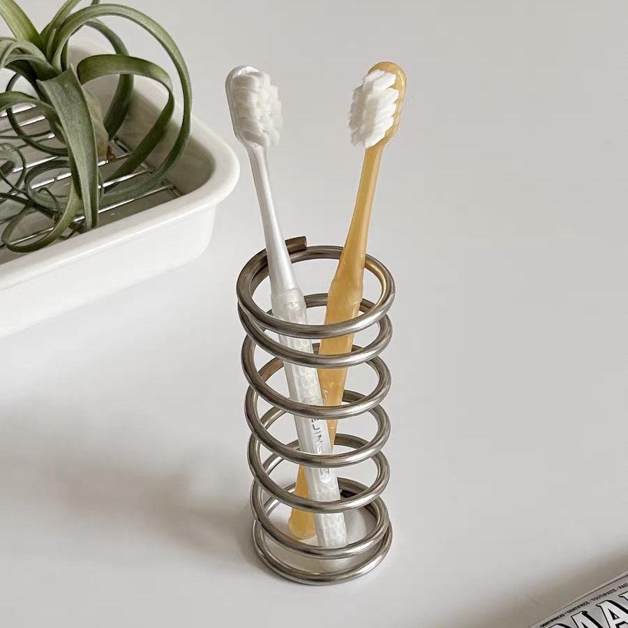 Stainless Steel Toothbrush Holder Waterproof Multi-Size Storage