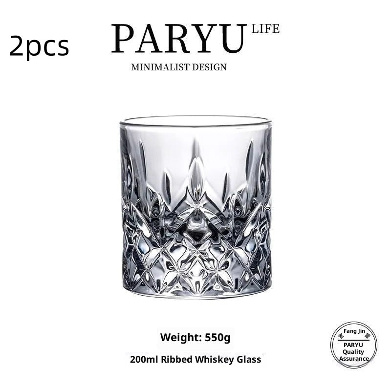 Elegant Crystal Wine Glass Set - Multiple Styles & Sizes