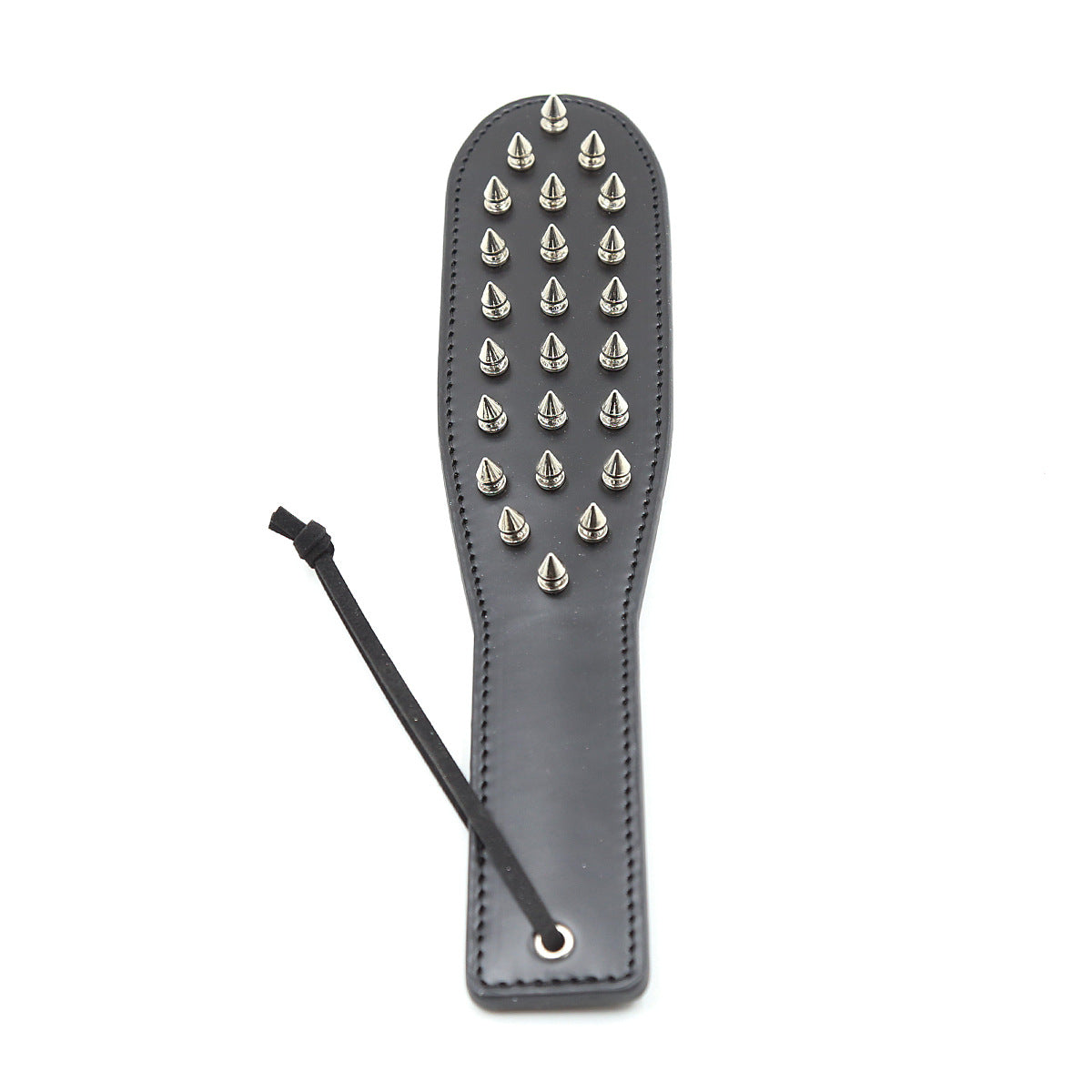 Leather Spike Clapping Device - Adult Erotic Sex Toy for Sensory Play