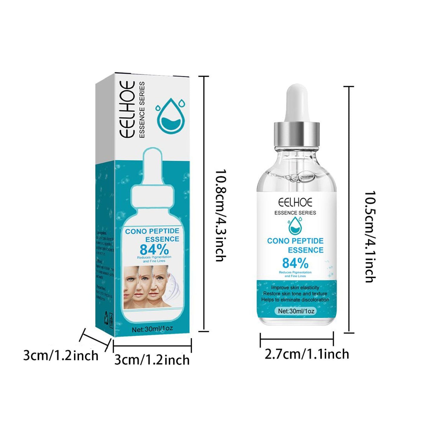 Peptide Anti-Wrinkle Serum - Hydrating Skin Repair for Fine Lines & Firming