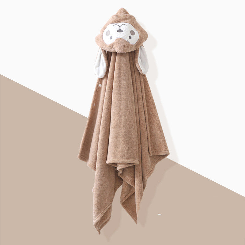 Baby Hooded Bath Towel - Soft Organic Cotton Infant Bath Wraps for Kids
