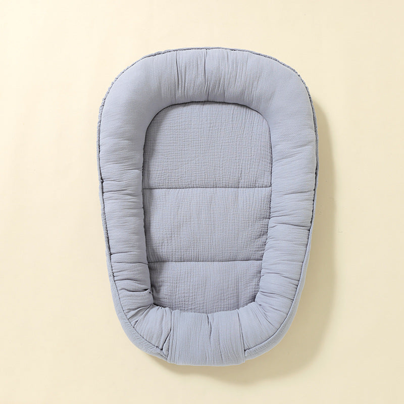 Newborn Baby Bed in Uterine Shape with Anti-Startle Design - Cotton, Multiple Colors