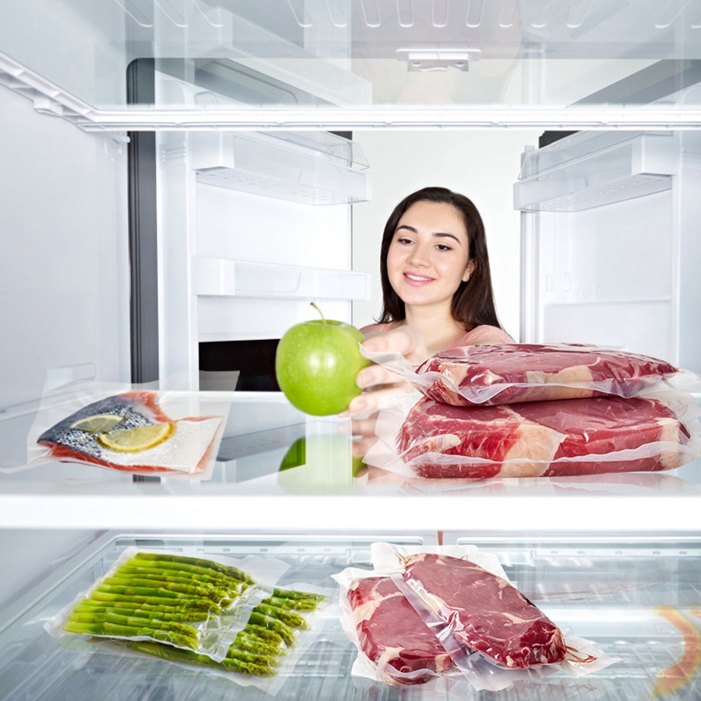 Electric Vacuum Sealer Machine - Compact Food Sealing System
