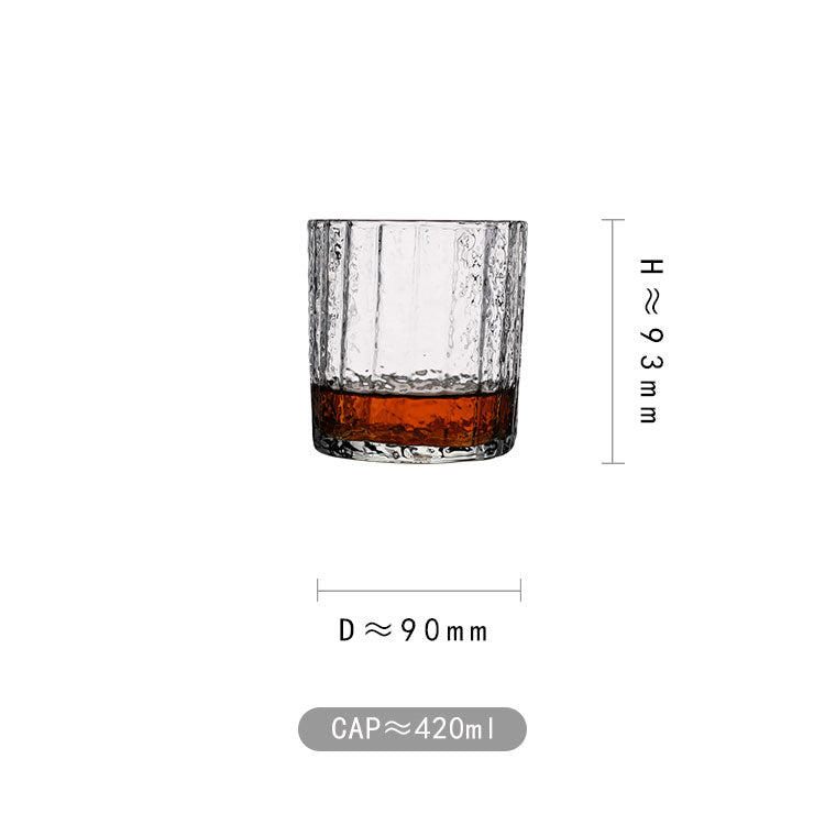 Creative Whiskey Cup with Plastic Bag Design - 420ml Drinkware