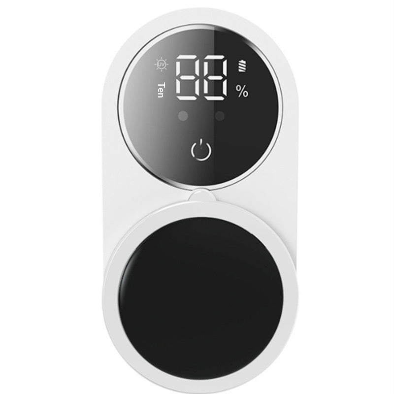 UV Sterilizing Wall-Mounted Toothbrush Holder with Digital Display