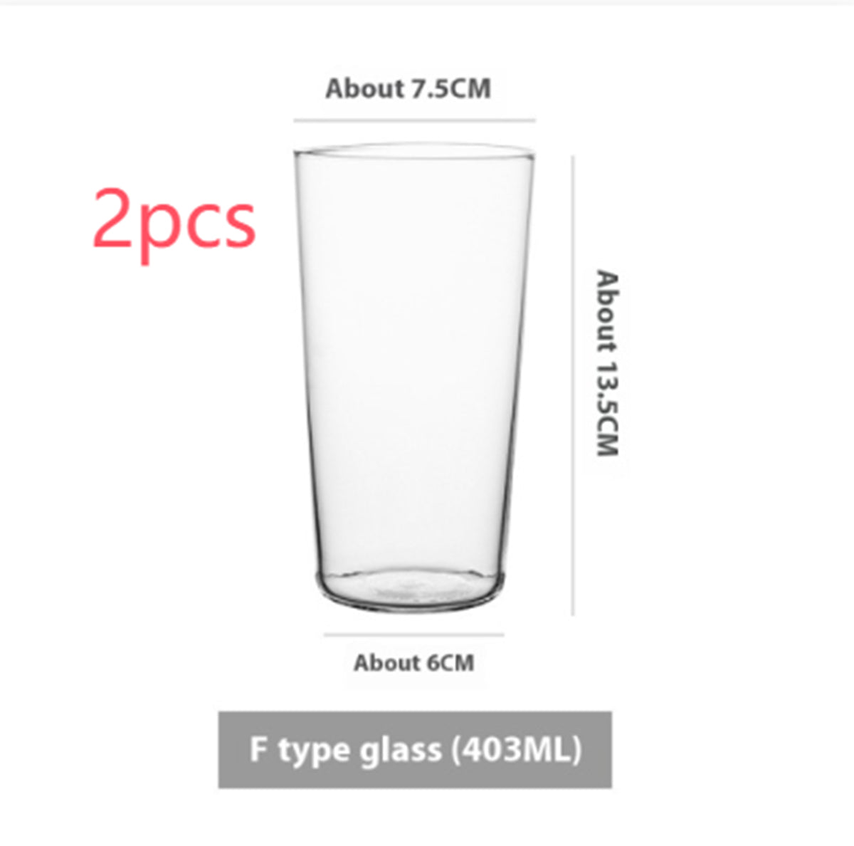 Simple Ins Style Handmade Crystal Glass Goblet - Multiple Variants