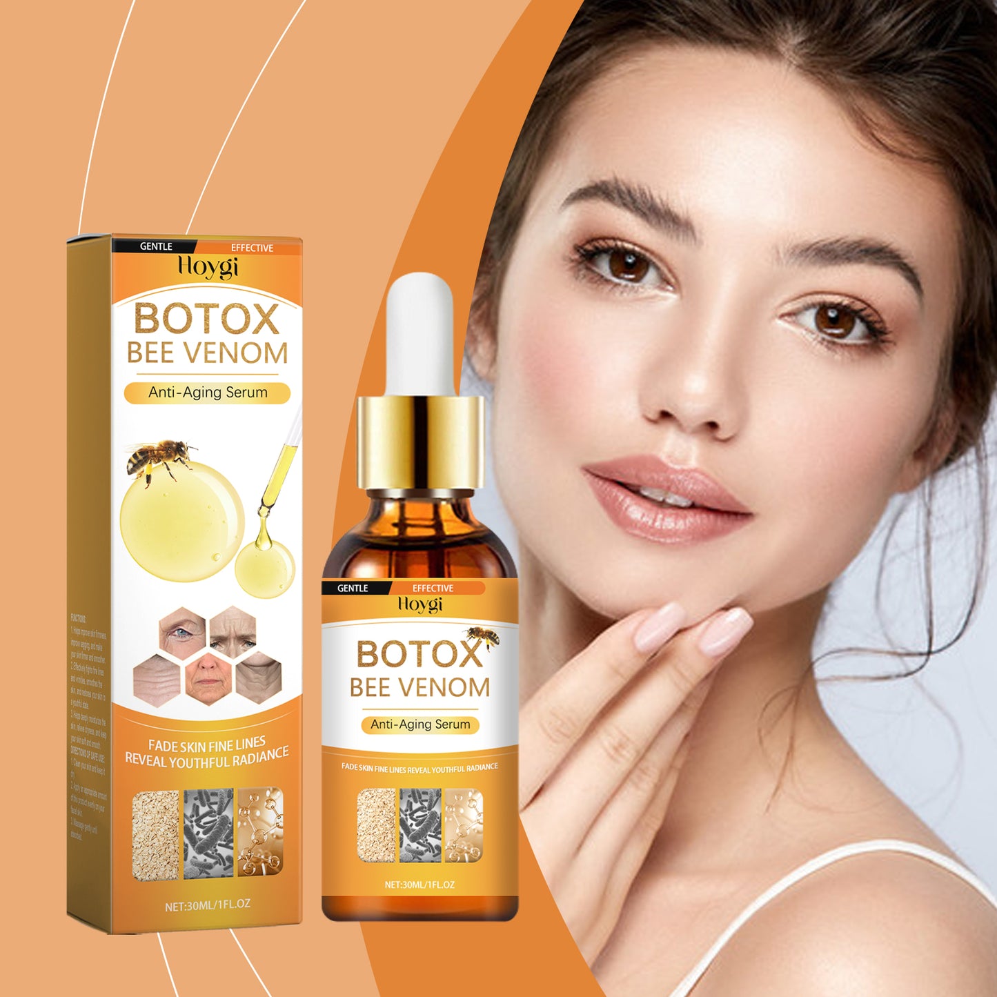 Bee Venom Anti-Aging Face Serum - 30ml Hydrating & Firming Essence