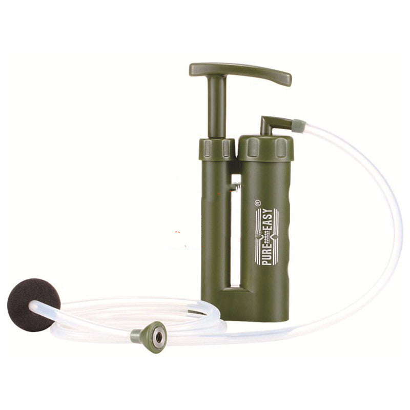 Portable Water Purifier Bottle 1000L Filter with 0.01um Mesh Green