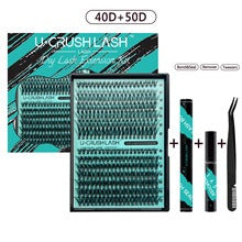 Natural False Eyelashes Clusters with Large Capacity - Non-Adhesive Eyelash Extensions