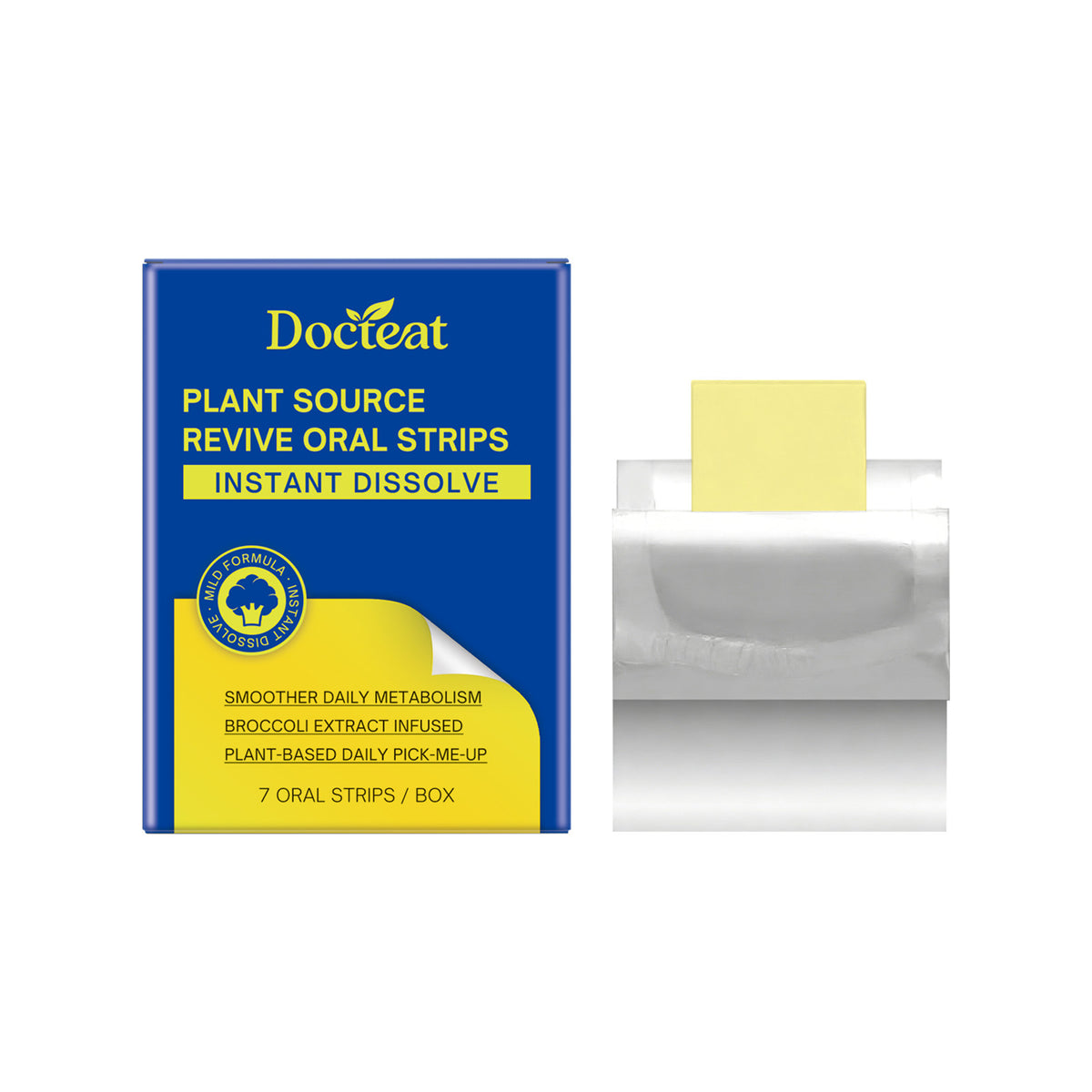Revitalizing Oral Dissolving Tablets - Plant-Based Supplement, 7 Strips