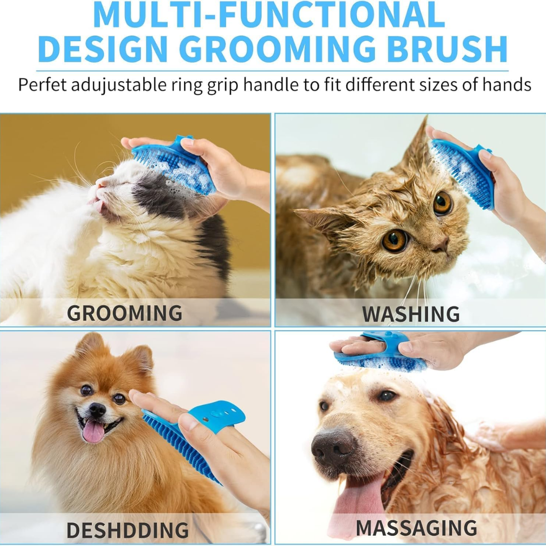 Pet Paw Cleaner Set for Dogs & Cats - Includes Paw Washer Towels & Toothbrushes