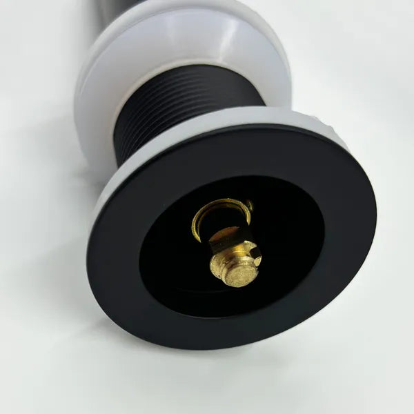 Bathroom Sink Drain Without Overflow - Stainless Steel Vessel Lavatory Pop-Up Stopper