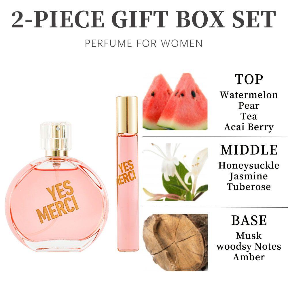 2-Piece Women's Perfume Set - Fresh & Natural Daily Fragrance Duo