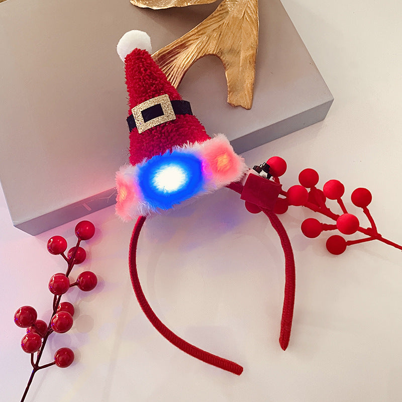 Christmas Light Headband for Women – Snowflake & Holiday Styles